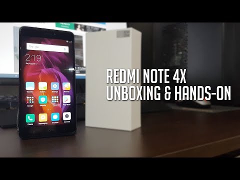 Xiaomi Redmi Note 4x Unboxing and Hands-On