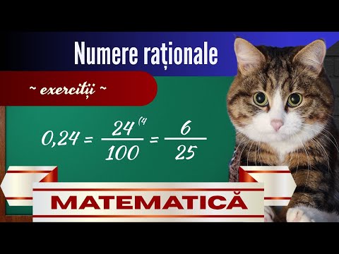 Numere raționale - Exerciții VARIATE | Clasa a 6-a
