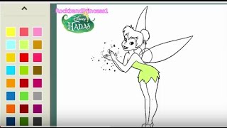 Disney Online Coloring Games - Tinkerbell Coloring Pages Games
