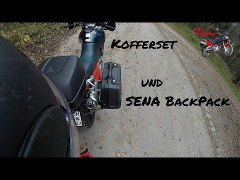 Pat´s MotoVlog #17 | Kofferset und Sena´s Blauer Zahn Backpack | German MotoVlog [HD]
