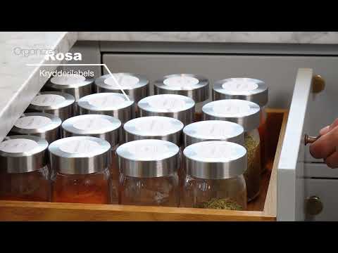 Simply Organized - Opbevar dine krydderier i lækre krydderiglas