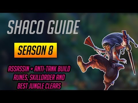Updated Shaco Guide S8 (Runes, Items, Skill Order, Jungle Paths)