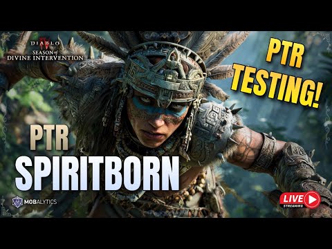 Spiritborn | PTR Testing | Diablo 4 Season 12 PTR