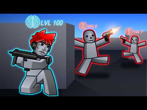 Roblox : Train an NPC to fight 🤖 ฉันฝึก AI ให้ฉลาดขึ้น ในสนามรบของเหล่า NPC !!!