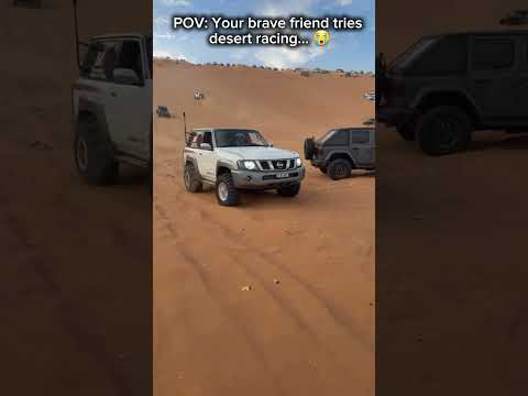 POV: Your Fearless Friend After Desert Racing! 🤣 #viral #shorts