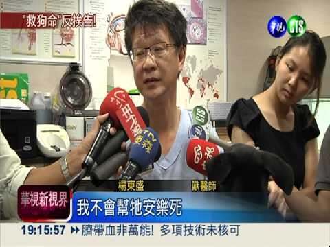 飼主安樂死愛犬 獸醫救活反挨告