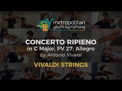 MYS Vivaldi Strings Performs Concerto Ripieno in C Major, PV 27; Allegro