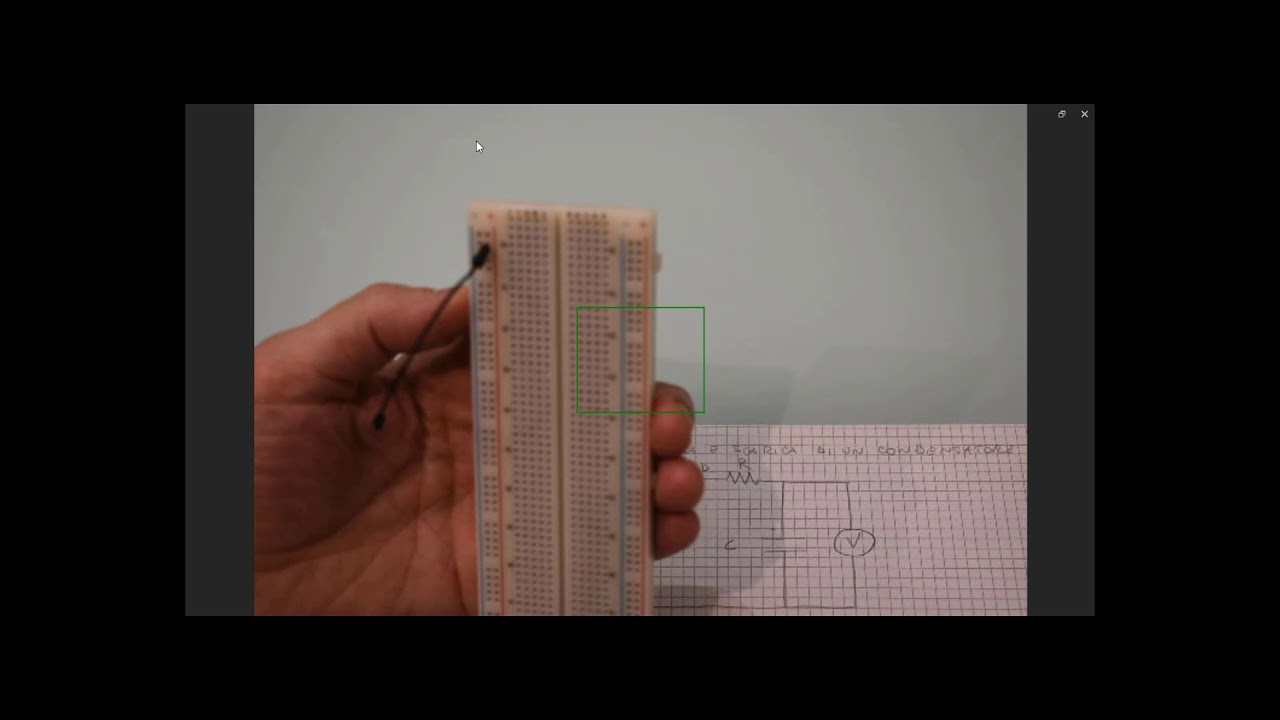 Prova di laboratorio carica e scarica condensatore Parte 1