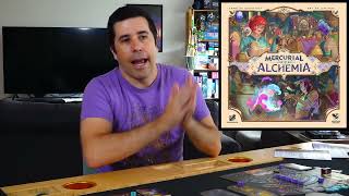 Mercurial Alchemia ►►► Tough decisions must be made in this deckbuilding/worker placement game!