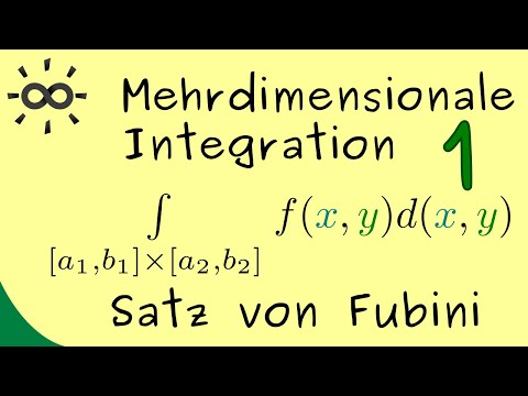 Mehrdimensionale Integration Teil 1 (Satz von Fubini)