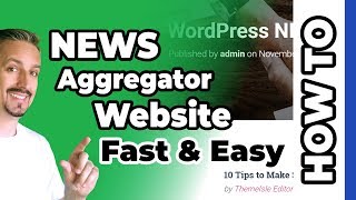 WordPress News Aggregator Website 🚀 (Fast &