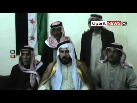 انشقاق الشيخ عيد الحسين شيخ عشيرة الدمالخة في سورية عن حزب البعث وانضمامه هو وأفراد عشيرته إلى صفوف الثورة