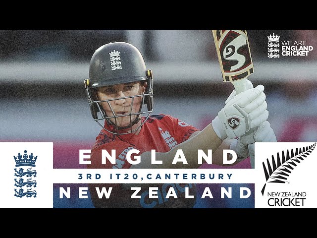 Capsey Smacks Unbeaten 67 | Highlights – England v New Zealand | 3rd Women’s Vitality IT20 2024