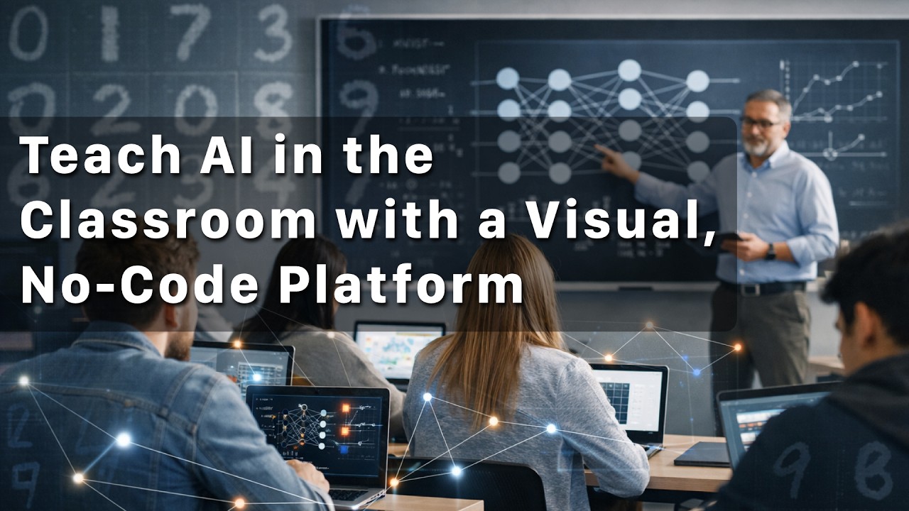 Teach AI in the Classroom with a Visual, No-Code Platform