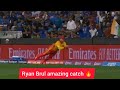 Ryan Burl Catch Today Match Ryan Burl Catch Against India India Vs Zimbabwe Highlights