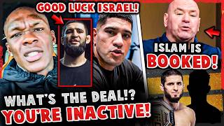 Israel Adesanya CALLS OUT Khamzat Chimaev + Alex Pereira MESSAGE! Islam Makhachev OFFICIALLY BOOKED?