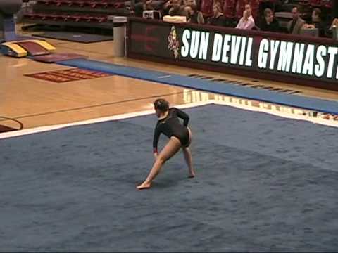 Carly Janiga (Stanford) FX 2010 from ASU