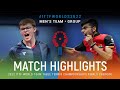 Highlights | Alexis Lebrun (FRA) vs Manav Vikash Thakkar (IND) | MT Grps | #ITTFWorlds2022