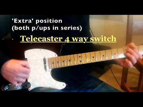 4 Way Switch mod.*Telecaster Tuesday* Sound demo (USA Fender Tele 1993)