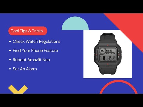 Amazfit Neo Smartwatch Tips And Tricks