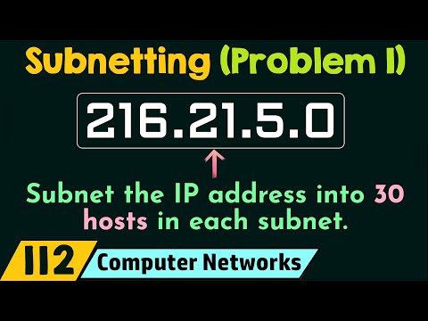 Subnetting Solved Problem 1