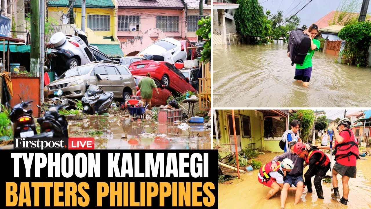 Typhoon in Philippines LIVE: Typhoon Kalmaegi Hits Philippines, Severe Flooding in Cebu | N18G