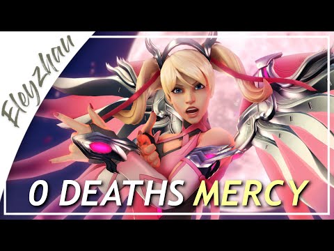 "love u mercy", 0 deaths as Mercy 🌸 - Mercy Season 27 (Overwatch)