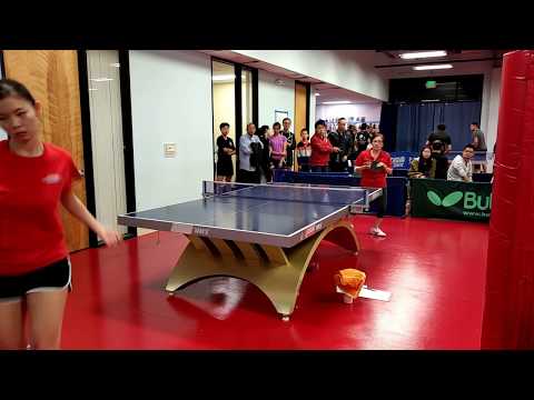 Ann (1916) vs Li Su (1916, glasses) at 2018 Swan Warriors Open