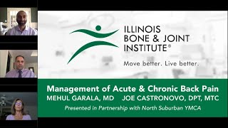 Management of Acute & Chronic Back Pain
