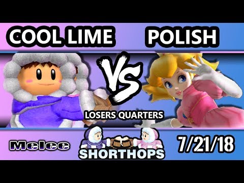 SH 1 SSBM - Cool Lime (Ice Climbers) Vs. Polish (Peach) - Smash Melee Losers Quarters