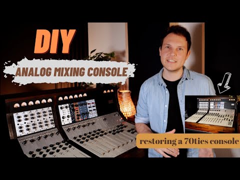 Vintage Mixing Console Restoration - repair and expand the KSG625 from 1972!