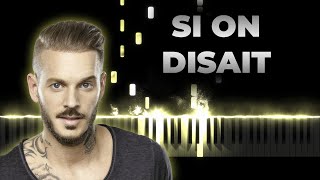 M. Pokora - Si on disait | Piano Cover, Instrumental Karaoke, Remix