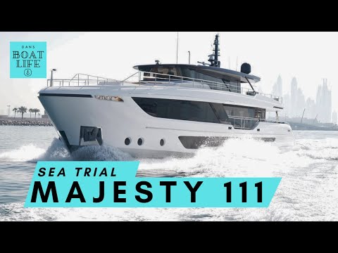 Can't hear the motors...! Majesty 111 Sea Trial with fuel burn