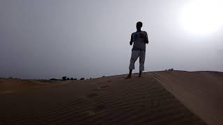 preview picture of video 'Atardecer en el desierto de Rajasthan India'