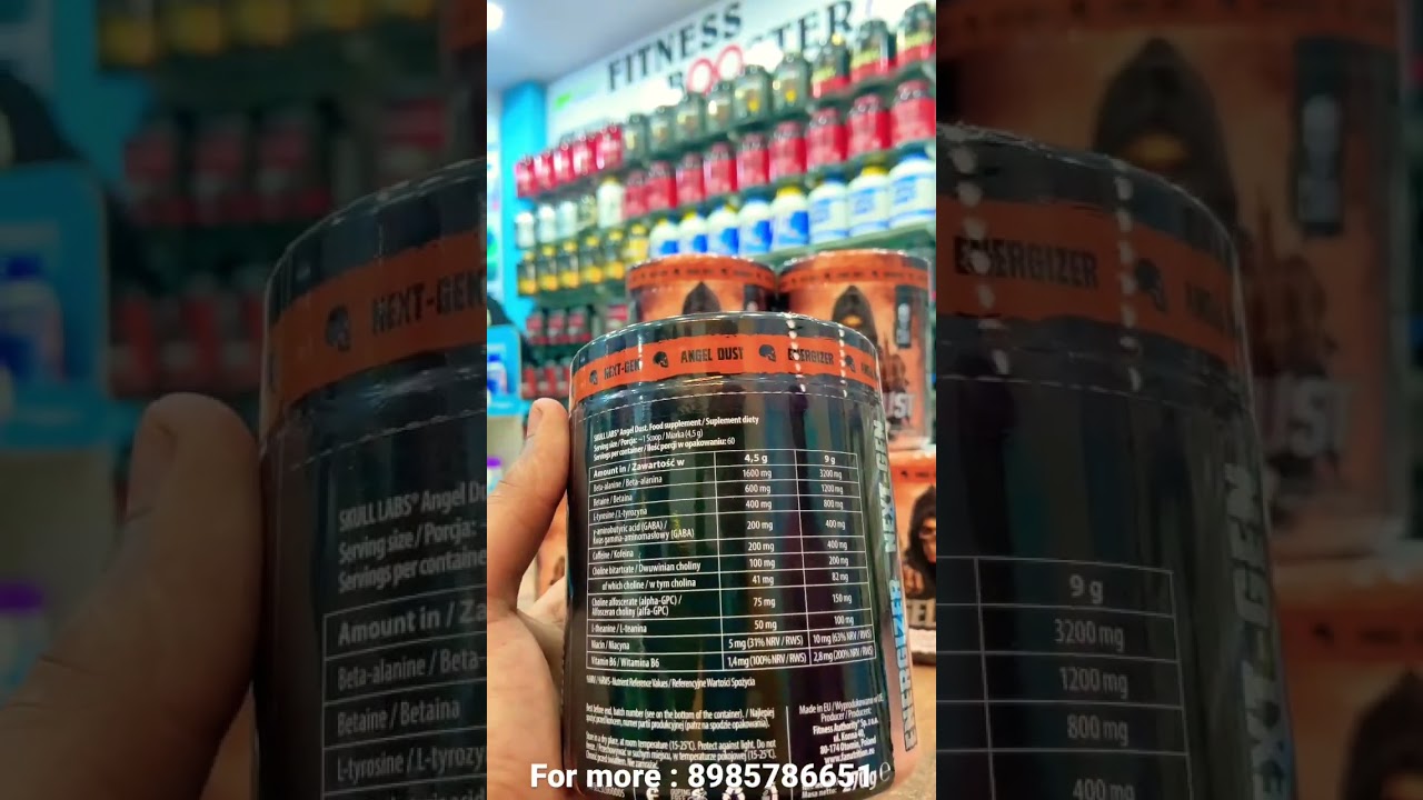 SKULL LABS ANGEL DUST PRE-WORKOUT AVAILABLE || #fitnessbooster #supplementstore #bestpreworkout