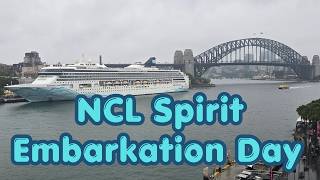NCL Spirit Embarkation Day from Sydney Australia to Auckland New Zealand