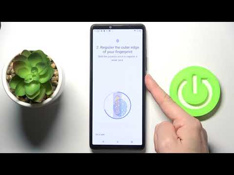 How to Add Fingerprint to SONY Xperia 10 III - Scan Fingerprint