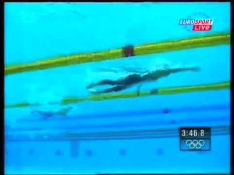 Laure Manaudou - Freestyle Underwater Slowmotion - JO 2004