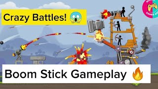 Boom Stick Gameplay (level 26-30) & Crazy Battles! #stickman #gaming #squidgame 