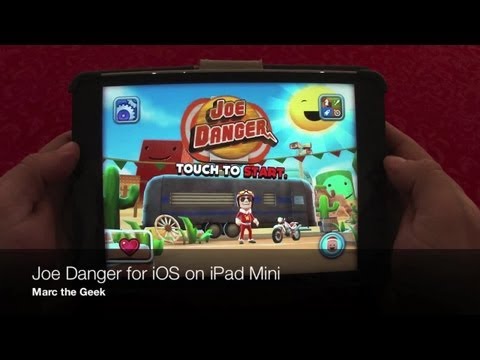 Joe Danger for ios on iPad Mini