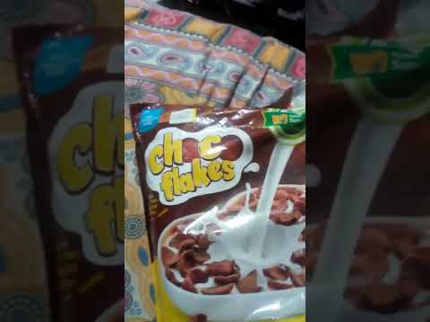 Flipkart unboxing product (chocos flakes 1.2 kg,Rs-462) #chocolate #shorts