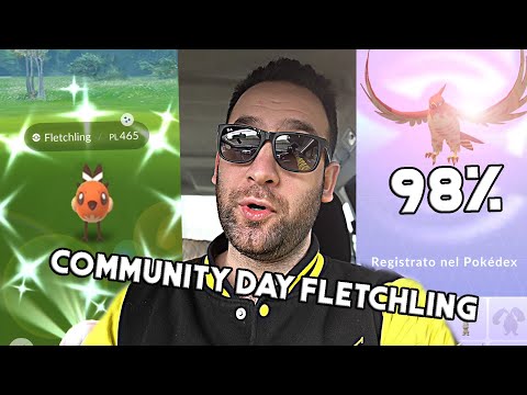 SI VOLA CON IL 98% SHINY AL COMMUNITY DAY FLETCHLING!