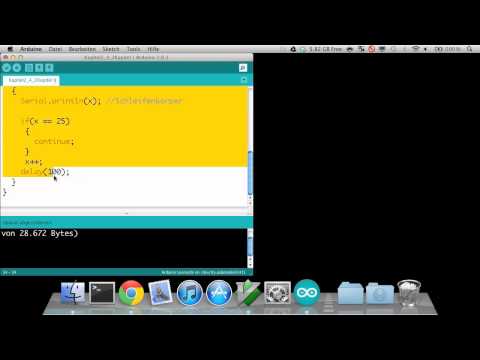 Arduino Tutorial: Kapitel 2.4 - Felder & Schleifen (2/2)