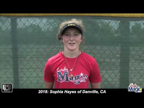 2018 Sophia Hayes Pitcher Softball Skills Video - Lady Magic