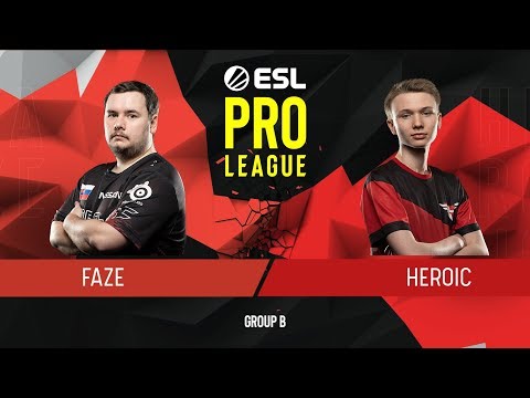 CS:GO - FaZe vs. Heroic [Mirage] Map 3 - Group B - ESL Pro League Season 9 Europe