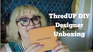 Louis Vuitton, GOLDEN GOOSE, ThredUP Designer DIY Mystery Rescue Unboxing