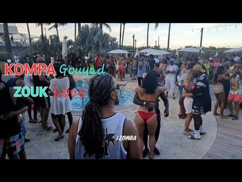 Kompa 🇭🇹 Zouk love | MBKF 2022 pool party | Miami Beach ⛱️ Florida USA 🇺🇸