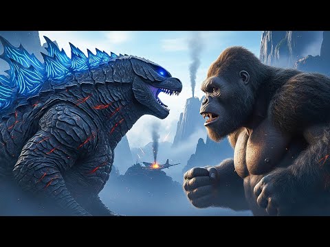 Airplane Crash Chaos! Kong Rescues Survivors from Evil Godzilla ⚔️🛩️🦖