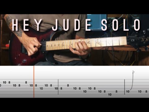 Martin Miller Hey Jude Solo | TAB Movie+TAB in Description | Osvaldo Fdez
