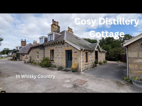 Former Distillery Cottage In Aberlour. Large Garden. In The Heart of Whisky Country - £170K